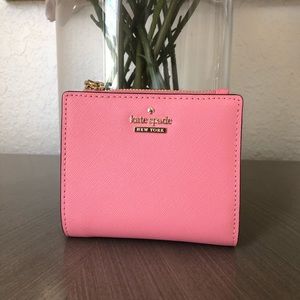 Kate Spade compact small wallet pink
